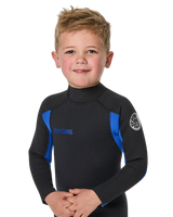 The Rip Curl Groms Trad 5/4mm Back Zip Wetsuit in Blue