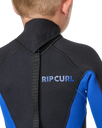 The Rip Curl Groms Trad 5/4mm Back Zip Wetsuit in Blue