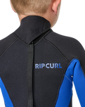 The Rip Curl Groms Trad 5/4mm Back Zip Wetsuit in Blue