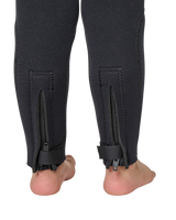 The Rip Curl Groms Trad 5/4mm Back Zip Wetsuit in Blue