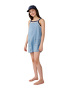 Girls Sunshine Squad Romper in Washed Blue