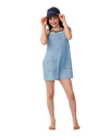 Girls Sunshine Squad Romper in Washed Blue