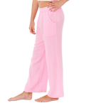 Girls Premium Surf Beach Trousers in Bright Pink