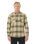 The Rip Curl Mens Count Flannel Shirt in Khaki Rock