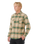 The Rip Curl Mens Count Flannel Shirt in Khaki Rock