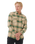 The Rip Curl Mens Count Flannel Shirt in Khaki Rock