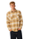 The Rip Curl Mens Classic Surf Count Flannel Shirt in Dark Mustard