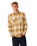 The Rip Curl Mens Classic Surf Count Flannel Shirt in Dark Mustard