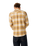 The Rip Curl Mens Classic Surf Count Flannel Shirt in Dark Mustard