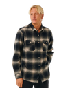The Rip Curl Mens Count Flannel Shirt in Taupe
