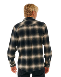 The Rip Curl Mens Count Flannel Shirt in Taupe