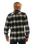The Rip Curl Mens Count Flannel Shirt in Taupe