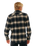 The Rip Curl Mens Count Flannel Shirt in Taupe