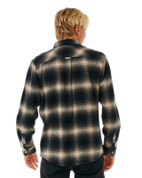 The Rip Curl Mens Count Flannel Shirt in Taupe