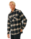 The Rip Curl Mens Count Flannel Shirt in Taupe