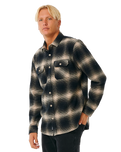 The Rip Curl Mens Count Flannel Shirt in Taupe