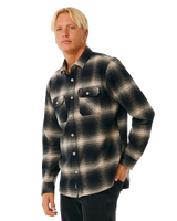 The Rip Curl Mens Count Flannel Shirt in Taupe