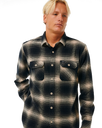 The Rip Curl Mens Count Flannel Shirt in Taupe