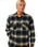 The Rip Curl Mens Count Flannel Shirt in Taupe