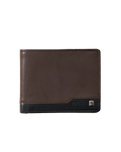 The Rip Curl Mens Ridge All Day Wallet in Brown & Black