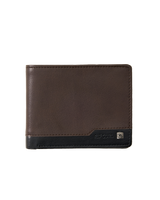 The Rip Curl Mens Ridge All Day Wallet in Brown & Black