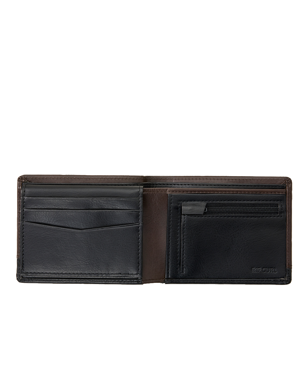The Rip Curl Mens Ridge All Day Wallet in Brown & Black