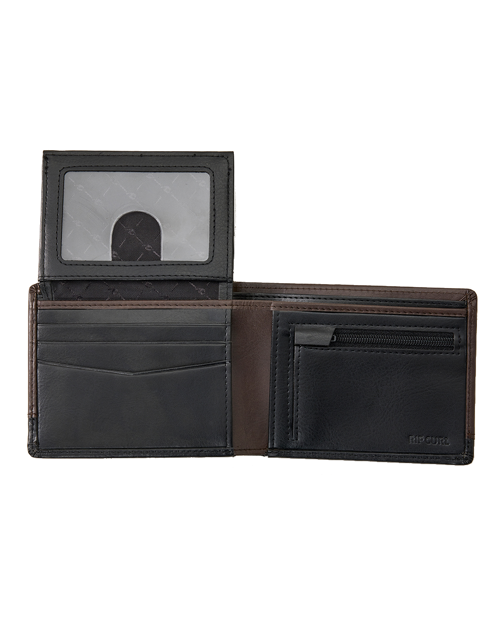 The Rip Curl Mens Ridge All Day Wallet in Brown & Black
