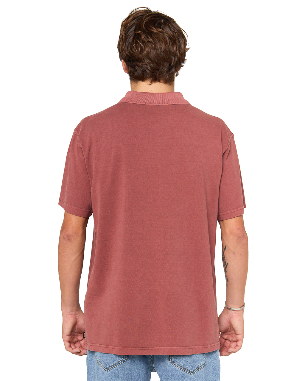 The Rip Curl Mens Wettie Polo Shirt in Apple Butter