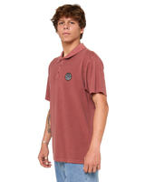 The Rip Curl Mens Wettie Polo Shirt in Apple Butter