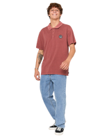 The Rip Curl Mens Wettie Polo Shirt in Apple Butter