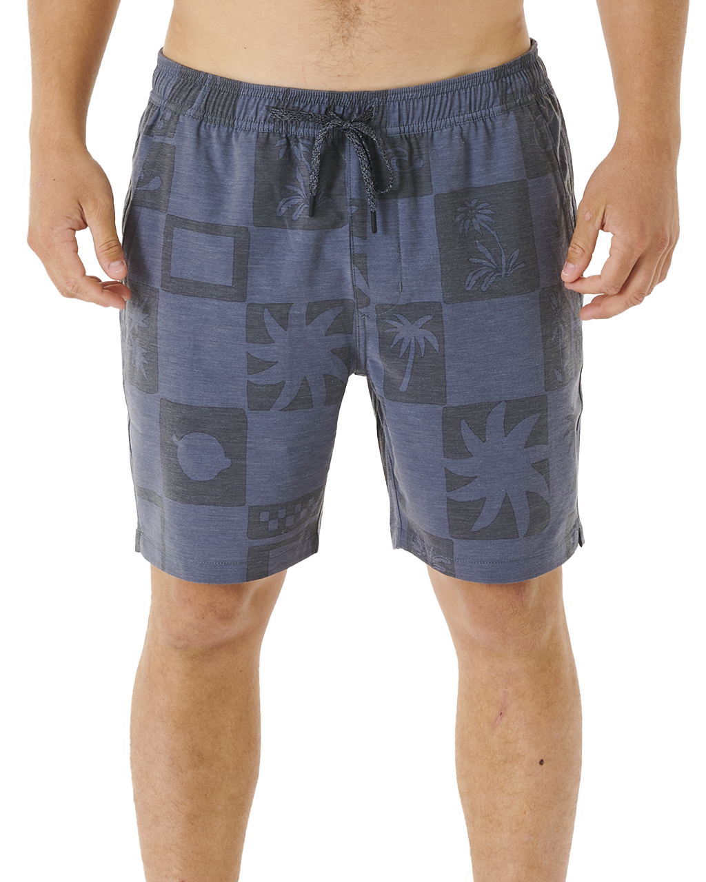 The Rip Curl Mens Boardwalk SWC Walkshorts in Black