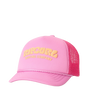 Girls Mixed Soft Trucker Cap in Hot Pink