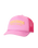 Girls Mixed Soft Trucker Cap in Hot Pink