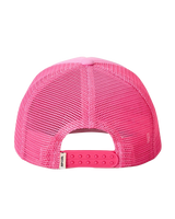 Girls Mixed Soft Trucker Cap in Hot Pink