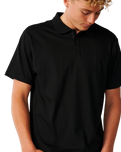 Search Series VaporCool Polo Shirt in Black