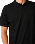 Search Series VaporCool Polo Shirt in Black