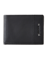 The Rip Curl Mens Stacked RFID Slim Wallet in Black
