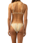 The Rhythm Womens Sunray Cheeky Bikini Bottoms in Gold