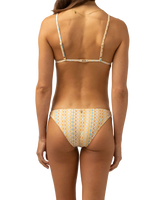 The Rhythm Womens Sunray Cheeky Bikini Bottoms in Gold