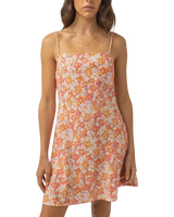 Rosa Floral Bias Cut Mini Dress in Pink