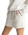 Palma Fleece Shorts in Grey Marle