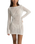 Seashell Crochet Dress in Cream