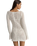 Seashell Crochet Dress in Cream