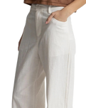 Bayside Wide Leg Trousers in White
