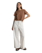 Bayside Wide Leg Trousers in White