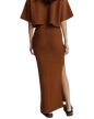 Evermore Knit Midi Skirt in Caramel