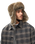 The Barts Mens Rib Bomber Hat in Brown