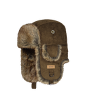 The Barts Mens Rib Bomber Hat in Brown