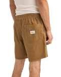 The Rhythm Mens Cord Jam Volley Shorts in Cedar