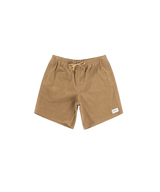 The Rhythm Mens Cord Jam Volley Shorts in Cedar